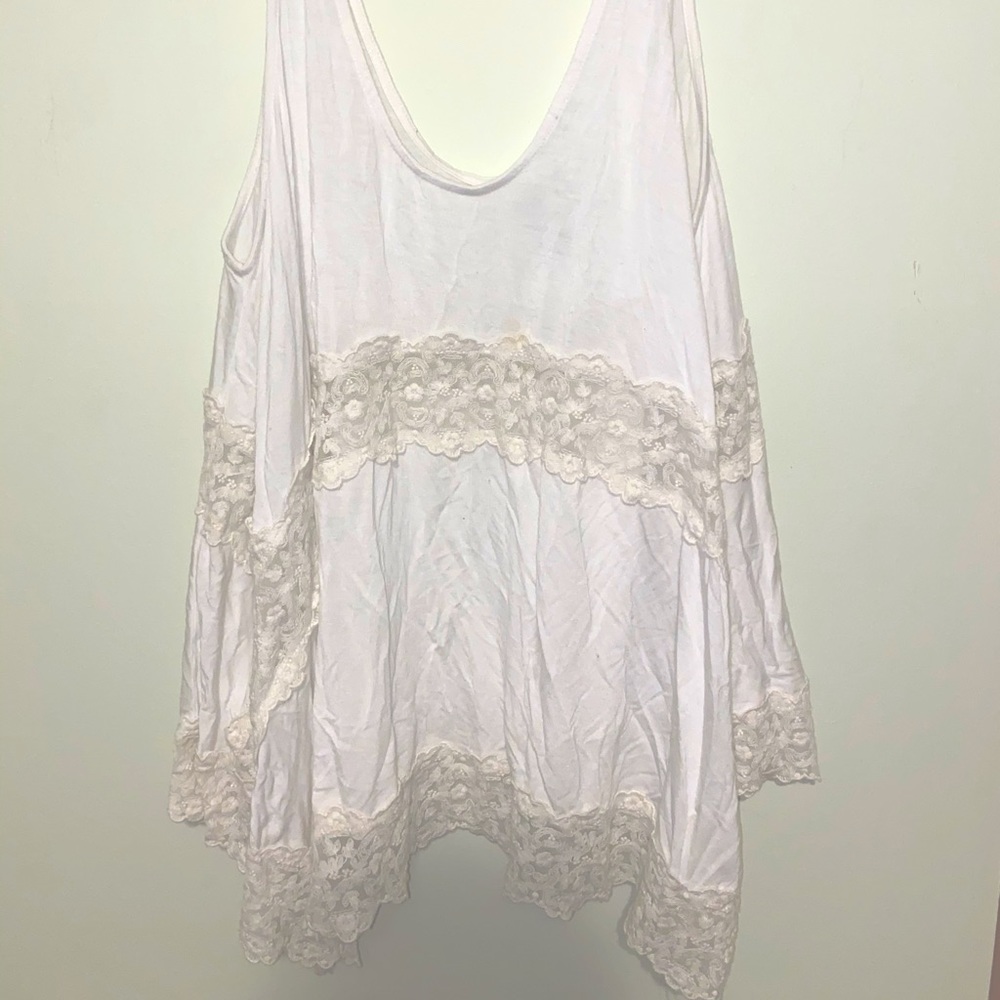 White Lace Tank